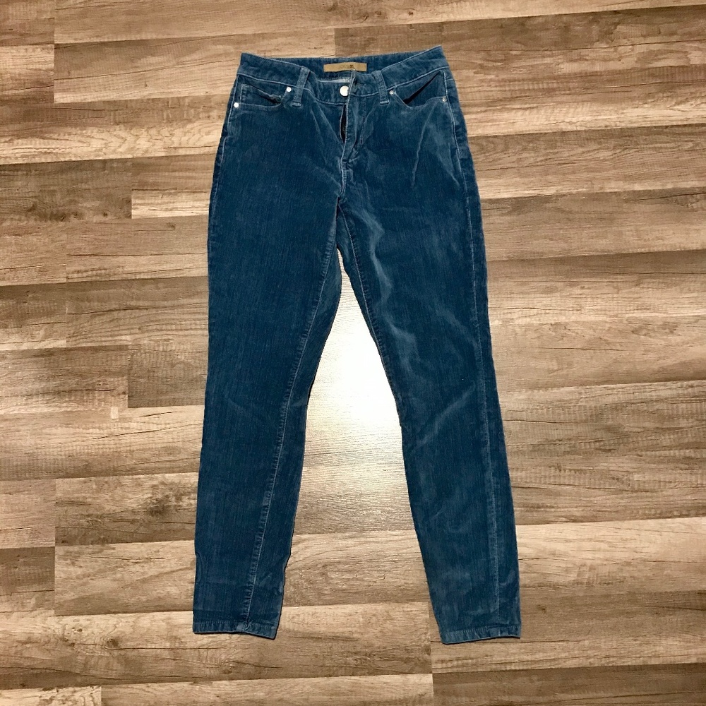 Joe’s Jeans Blue Velvet Skinny Ankle Jeans Size 26